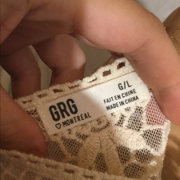 Lrg Garage lacy top/ swimsuit coverup - Picture 8 of 9